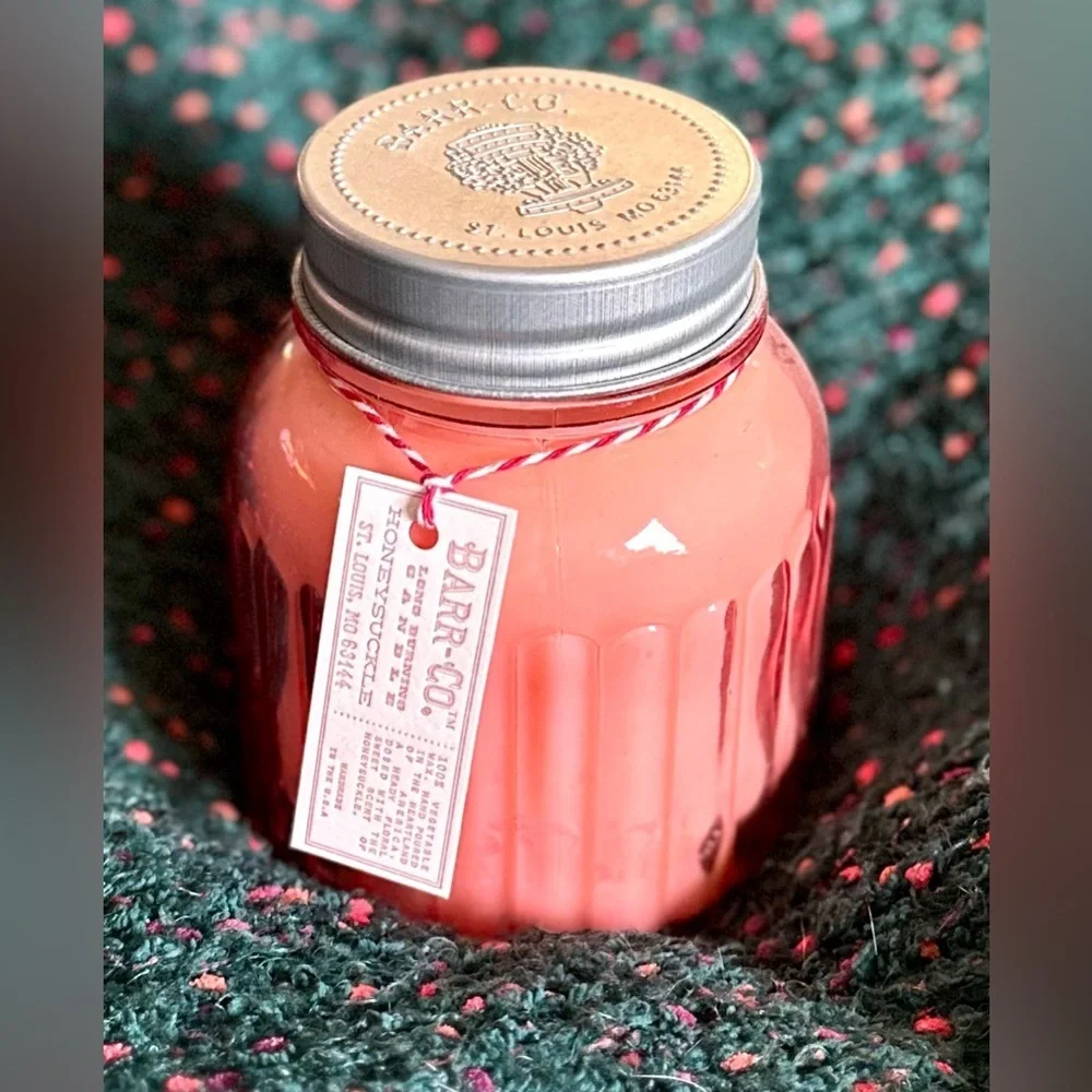 🎸Barr-Co. Apothecary🎸🔥NWT🔥Honeysuckle Jar Candle 20 oz.